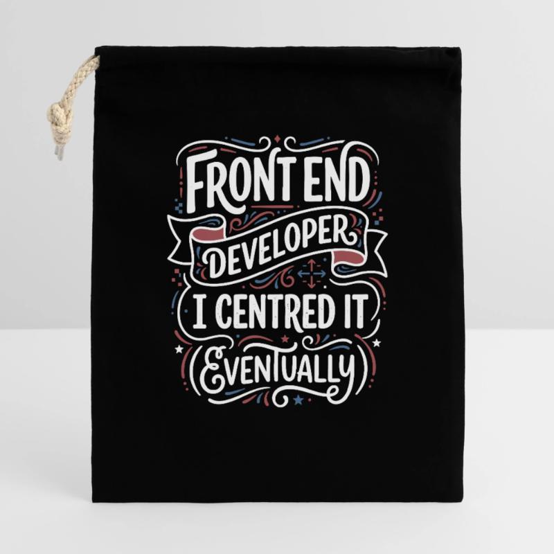 Frontend developer centered Gift Bag 40 x 50 cm