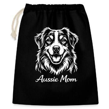 Aussie Mom - Gift Bag 40 x 50 cm - black - Front