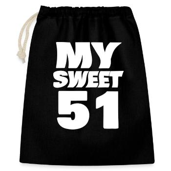 Doux 51 - Sac cadeau 40 x 50 cm - noir - Devant