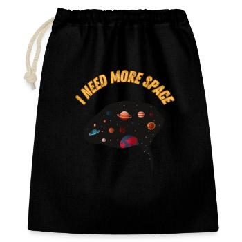 Cosmos Space Skizze für Kinder - Geschenkbeutel aus Baumwolle (40 x 50 cm) - Schwarz - Vorne