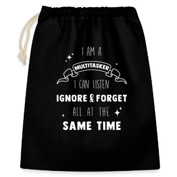 Multitasker - Gift Bag 40 x 50 cm - black - Front