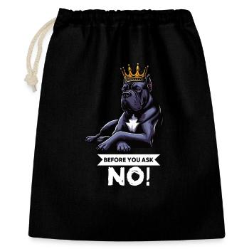 Before You Ask Cane Corso Cane Corsos Corso halter - Gift Bag 40 x 50 cm - black - Front
