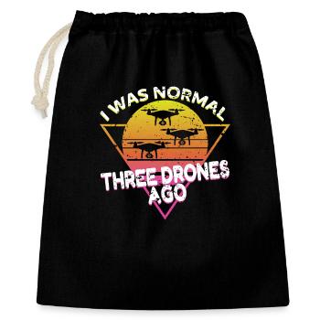 Drone Pilot Accessories Drone Pilot Drone Gift - Gift Bag 40 x 50 cm - black - Front