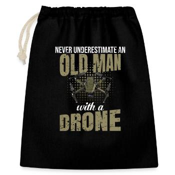 Drone Drones Pilot Drone Quadcopter Gift - Gift Bag 40 x 50 cm - black - Front