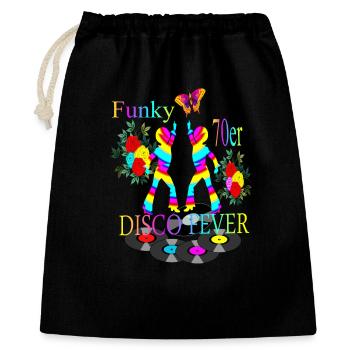 Disco Fever 70s - Gift Bag 40 x 50 cm - black - Front