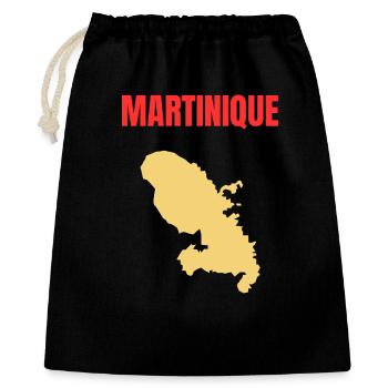 Martinique – West Indies T-shirt - Gift Bag 40 x 50 cm - black - Front