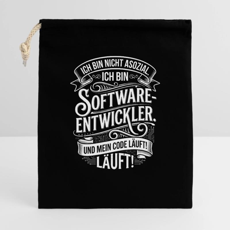 I'm a software developer – and my code is running Gift Bag 40 x 50 cm