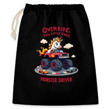Monster Truck Unicorn - Gift Bag 40 x 50 cm - black - Front