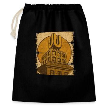 Dortmund U - Sac cadeau 40 x 50 cm - noir - Devant