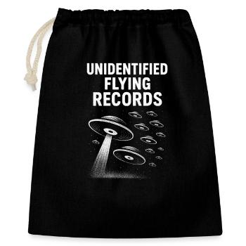 Chemise pour DJs, amateurs de vinyles et fans de musique - Sac cadeau 40 x 50 cm - noir - Devant