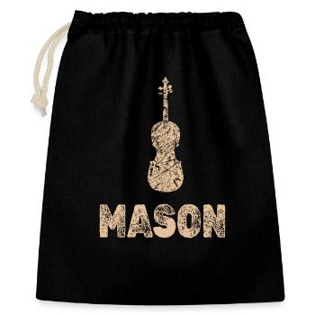 Cadeau pour Mason - Sac cadeau 40 x 50 cm - noir - Devant