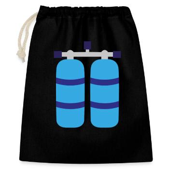 tanks - Gift Bag 40 x 50 cm - black - Front
