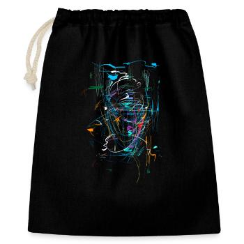 Scifi Contexte - RÉSUMÉ - Sac cadeau 40 x 50 cm - noir - Devant