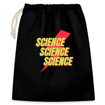 Neon Science Bolt Design - Gift Bag 40 x 50 cm - black - Front