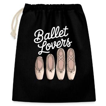 Ballet Lovers Five Slippers - Gift Bag 40 x 50 cm - black - Front