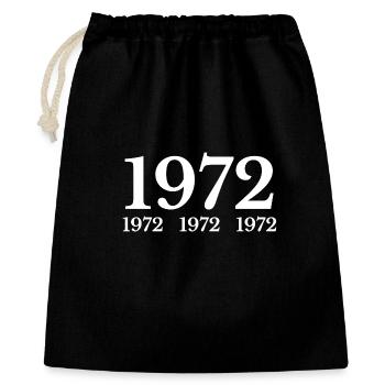 1972 - Sac cadeau 40 x 50 cm - noir - Devant