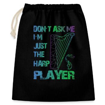 Harp Players - Gift Bag 40 x 50 cm - black - Front