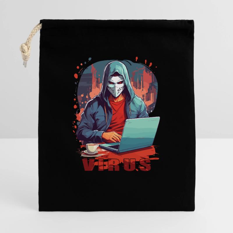 Anonymous Hacker Geschenkbeutel aus Baumwolle (40 x 50 cm)