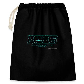 Neon Purerider x MR DESIGN - Gift Bag 40 x 50 cm - black - Front