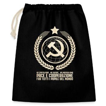 Internationalisme communiste - Sac cadeau 40 x 50 cm - noir - Devant