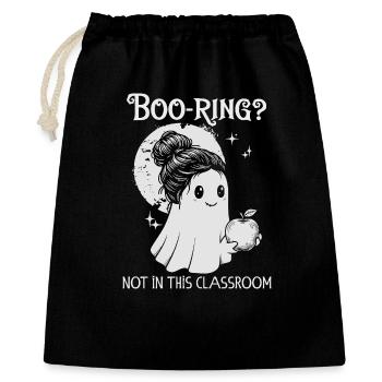 Funny Teacher Skeleton Halloween Classroom - Gift Bag 40 x 50 cm - black - Front