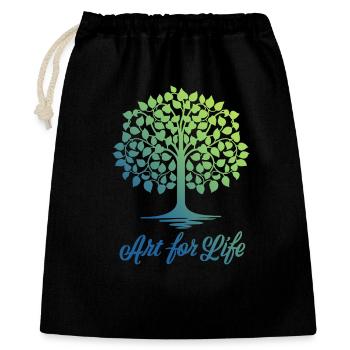 Art for Life - Gift Bag 40 x 50 cm - black - Front