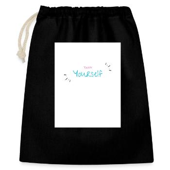 Conception Inspirante Autonomisation Personnelle - Sac cadeau 40 x 50 cm - noir - Devant