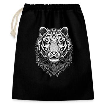 White Tiger - Gift Bag 40 x 50 cm - black - Front