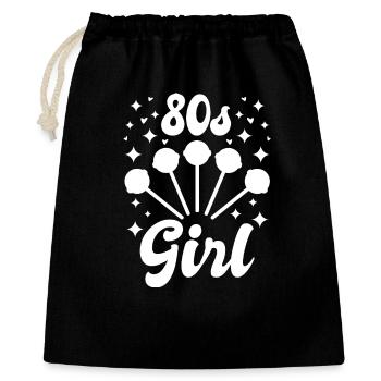 80s Girls - Gift Bag 40 x 50 cm - black - Front
