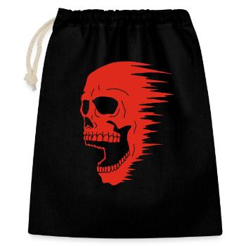 Red Skull and Speed - Gift Bag 40 x 50 cm - black - Front