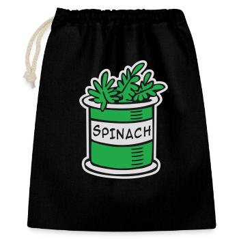 Spinach - Gift Bag 40 x 50 cm - black - Front
