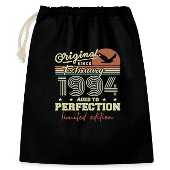 Birthday February 1994 - Gift Bag 40 x 50 cm - black - Front