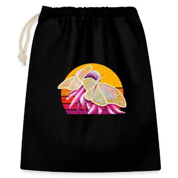 Couple de papillons - Sonja Ariel von Staden - Sac cadeau 40 x 50 cm - noir - Devant