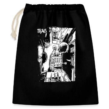 Centre de contrôle du terrain - Sac cadeau 40 x 50 cm - noir - Devant