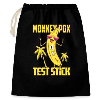 Bâtonnets de test de variole du singe - Sac cadeau 40 x 50 cm - noir - Devant