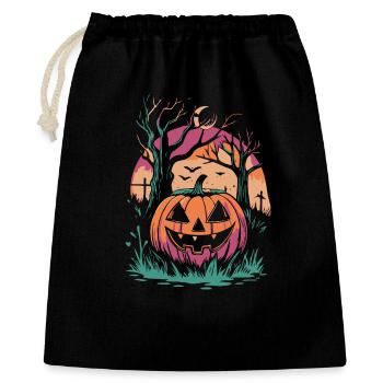 Autumn Enchanted Pumpkin - Gift Bag 40 x 50 cm - black - Front
