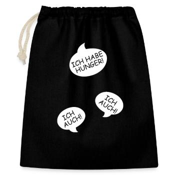 Annonce de la grossesse Maman des triplés Maman - Sac cadeau 40 x 50 cm - noir - Devant