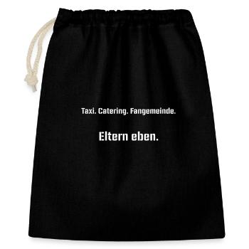 Parents' shirt - Gift Bag 40 x 50 cm - black - Front