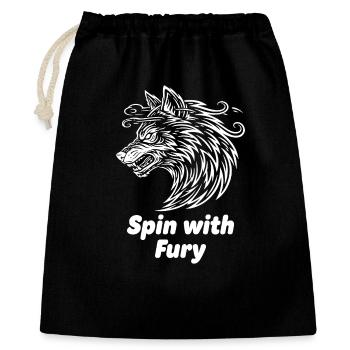 Wolfskopf Spin with Fury - Gift Bag 40 x 50 cm - black - Front