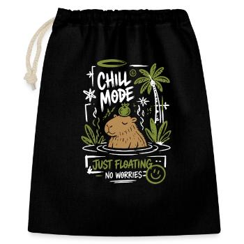 Chill Mode Just Floating - Gift Bag 40 x 50 cm - black - Front