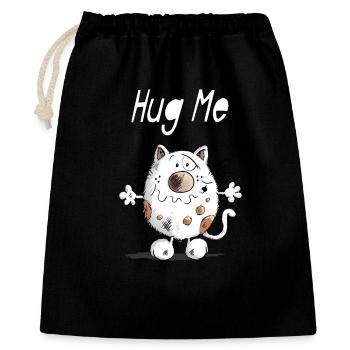 Hug Me Chat - Sac cadeau 40 x 50 cm - noir - Devant