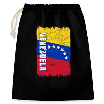 Venezuela vintage flag - Gift Bag 40 x 50 cm - black - Front
