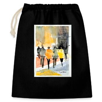 People Fashion - Gift Bag 40 x 50 cm - black - Front
