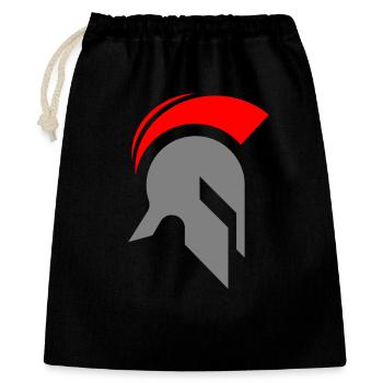 Spartan helmet - Gift Bag 40 x 50 cm - black - Front