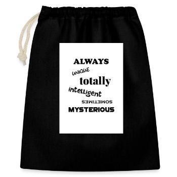 Autism - Gift Bag 40 x 50 cm - black - Front