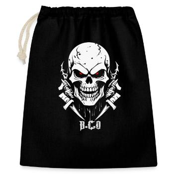 Skull - Gift Bag 40 x 50 cm - black - Front