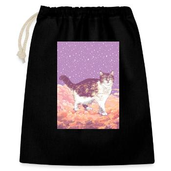 CLOUD CAT - Gift Bag 40 x 50 cm - black - Front