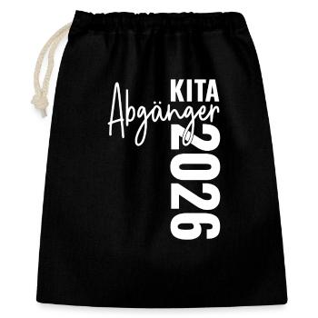 Diplômés en garderie 2026 - Sac cadeau 40 x 50 cm - noir - Devant