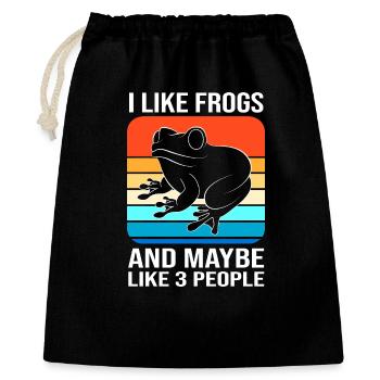 Tree Frog Frog - Gift Bag 40 x 50 cm - black - Front