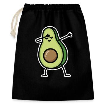 Avocado dab dabbing - Sac cadeau 40 x 50 cm - noir - Devant
